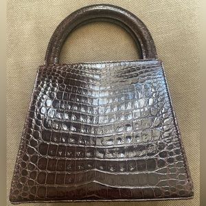 CHOCOLATE BROWN CASA LOPEZ SMALL TOTE
